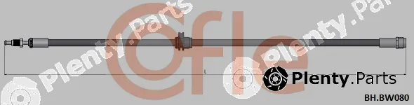 Cofle 92.BH.BW080 — Brake Hose