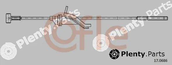 Cofle 17.0686 — Cable Pull, parking brake