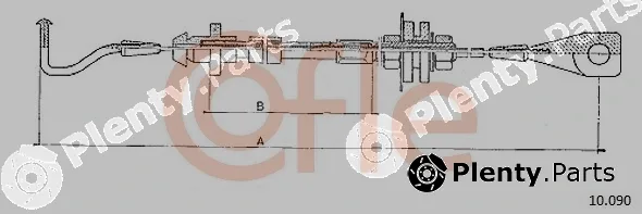 Cofle 10.090 — Accelerator Cable