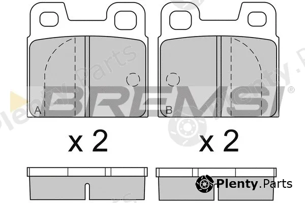 Bremsi BP2090 — Brake Pad Set, disc brake