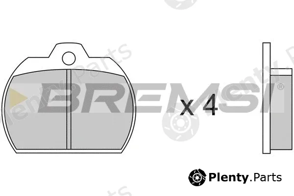 Bremsi BP2083 — Brake Pad Set, disc brake