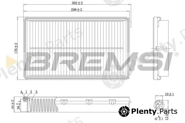 Bremsi FA1222 — Air Filter