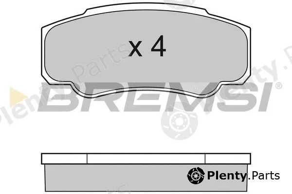 Bremsi BP2996 — Brake Pad Set, disc brake