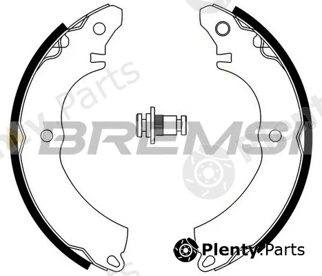 Bremsi GF0828 — Brake Shoe Set