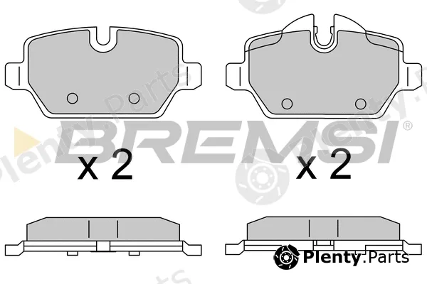 Bremsi BP3616 — Brake Pad Set, disc brake