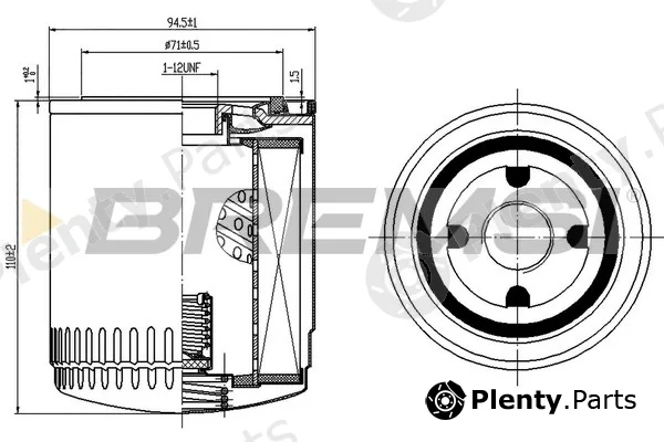 Bremsi FL1775 — Oil Filter