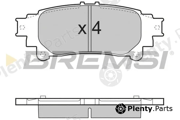 Bremsi BP3482 — Brake Pad Set, disc brake