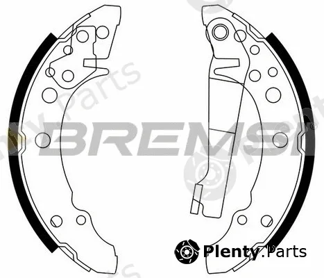 Bremsi GF0016 — Brake Shoe Set