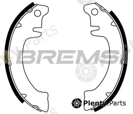 Bremsi GF0406 — Brake Shoe Set
