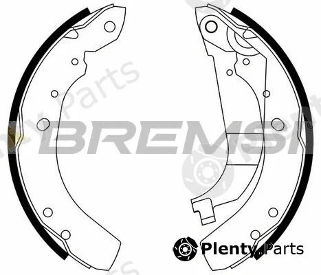 Bremsi GF4657 — Brake Shoe Set