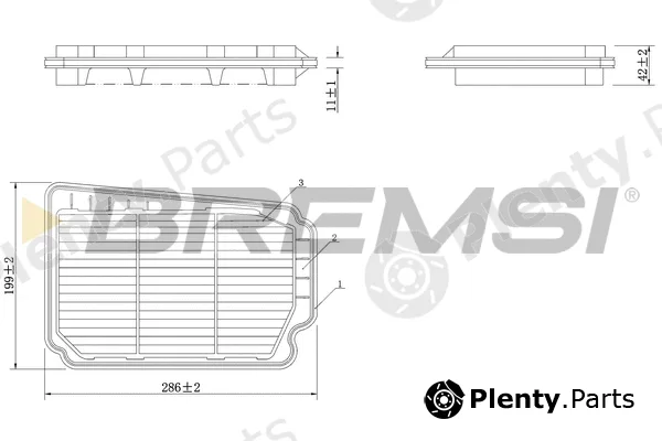 Bremsi FA1620 — Air Filter