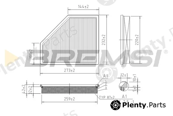 Bremsi FA2396 — Air Filter