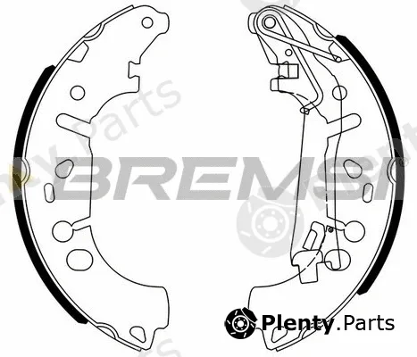 Bremsi GF0146 — Brake Shoe Set