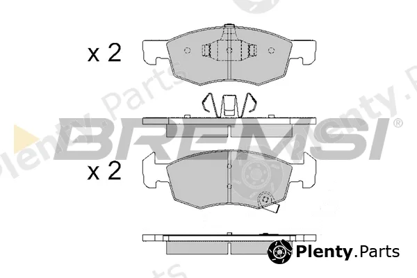 Bremsi BP3646 — Brake Pad Set, disc brake