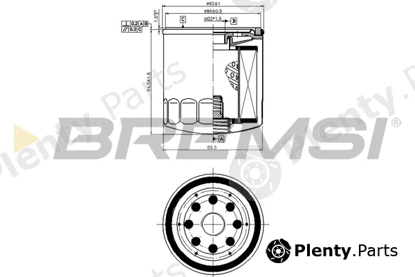 Bremsi FL0032 — Oil Filter