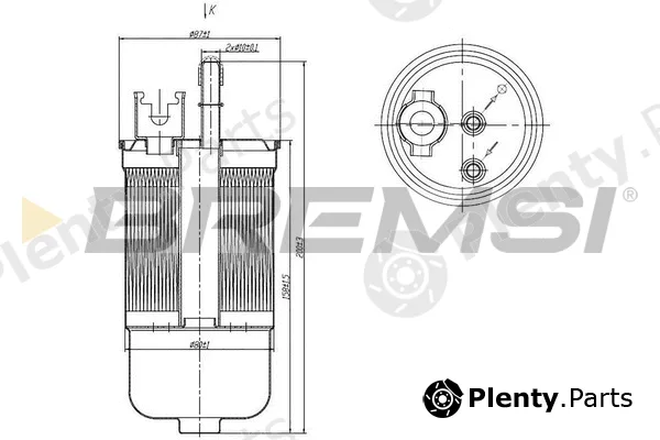 Bremsi FE1504 — Fuel Filter