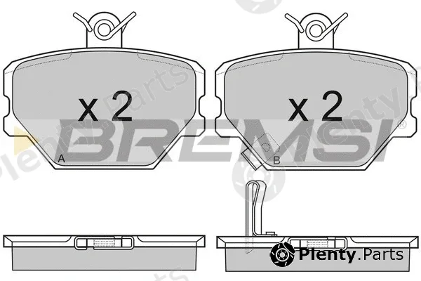 Bremsi BP2881 — Brake Pad Set, disc brake