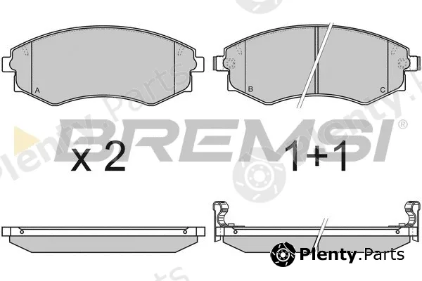 Bremsi BP2941 — Brake Pad Set, disc brake