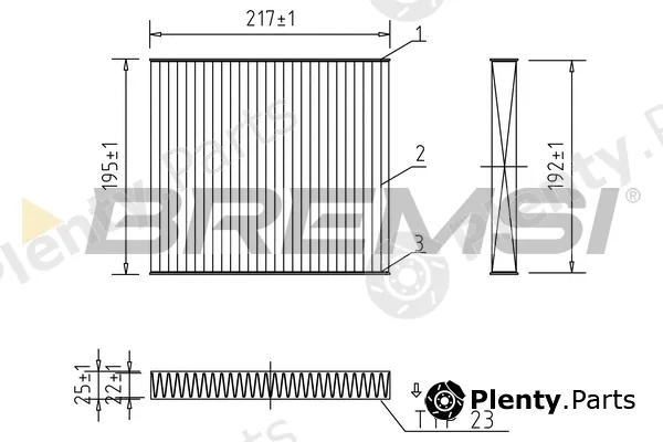 Bremsi FC0441A — Filter, cabin air