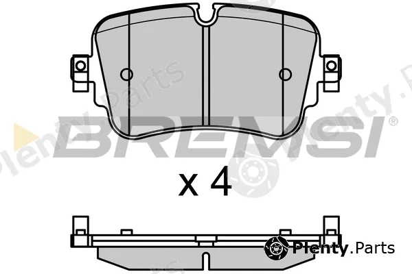Bremsi BP3686 — Brake Pad Set, disc brake