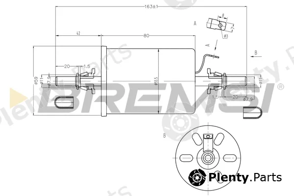 Bremsi FE0845 — Fuel Filter