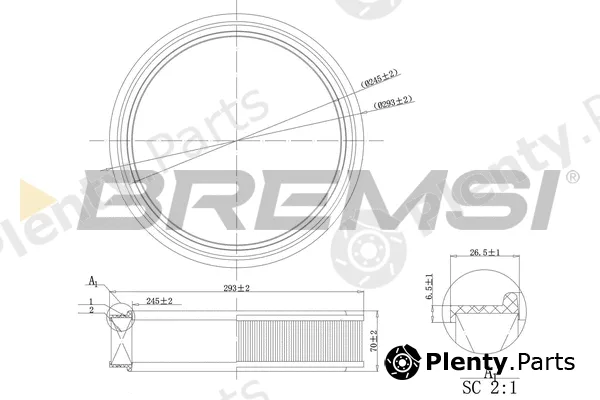 Bremsi FA0126 — Air Filter
