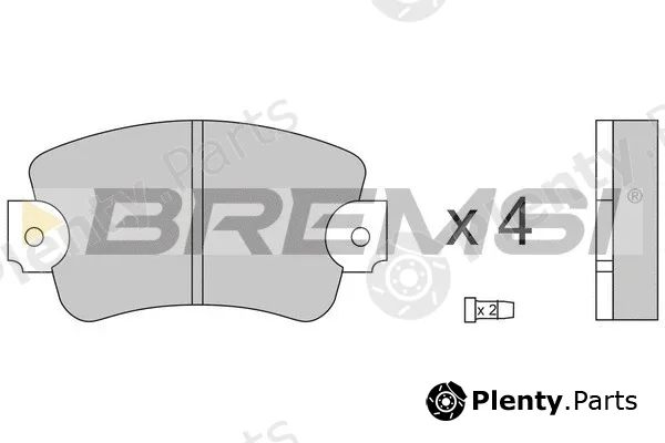 Bremsi BP2132 — Brake Pad Set, disc brake