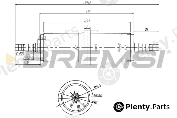 Bremsi FE0036 — Fuel Filter