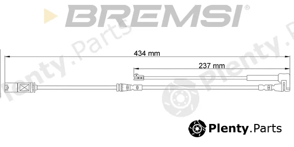 Bremsi WI0801 — Warning Contact, brake pad wear