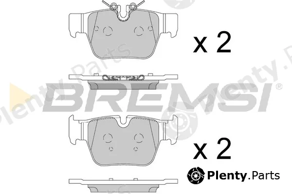 Bremsi BP3903 — Brake Pad Set, disc brake