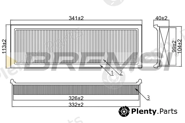 Bremsi FA2163 — Air Filter
