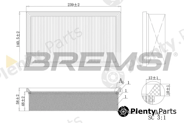 Bremsi FA0131 — Air Filter