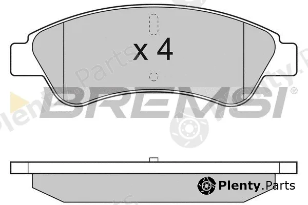 Bremsi BP3286 — Brake Pad Set, disc brake