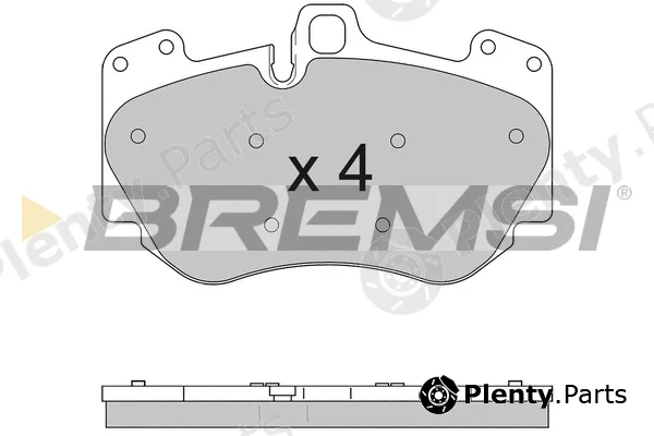Bremsi BP3611 — Brake Pad Set, disc brake