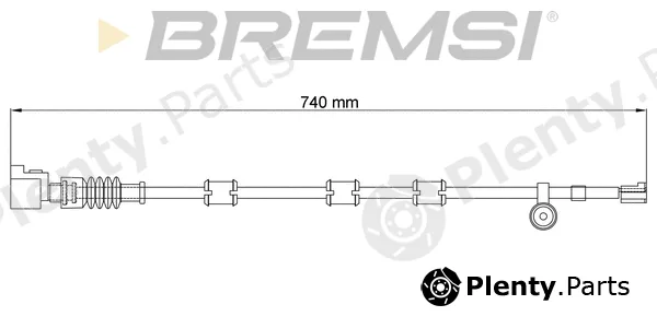 Bremsi WI0779 — Warning Contact, brake pad wear
