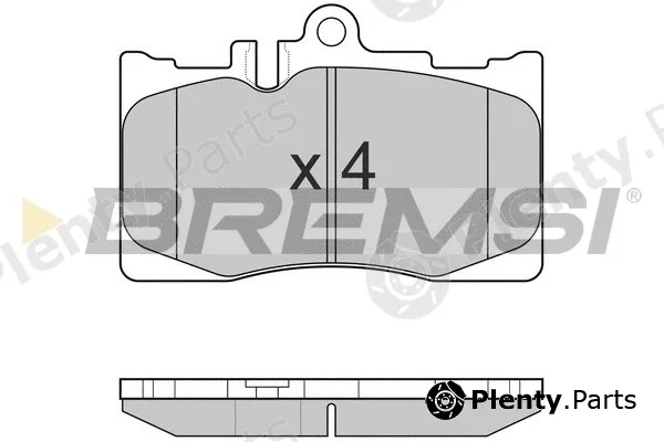 Bremsi BP3021 — Brake Pad Set, disc brake