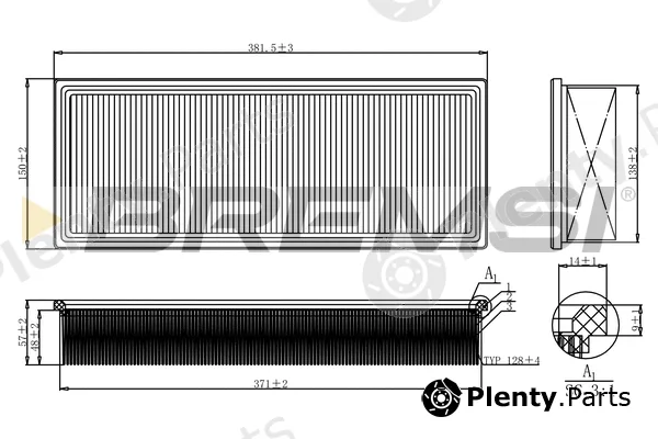 Bremsi FA2123 — Air Filter