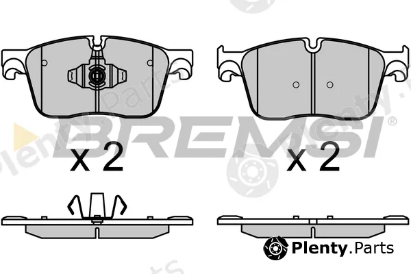 Bremsi BP3697 — Brake Pad Set, disc brake