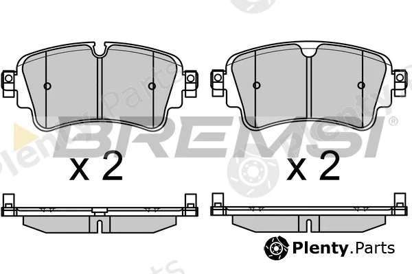 Bremsi BP3688 — Brake Pad Set, disc brake