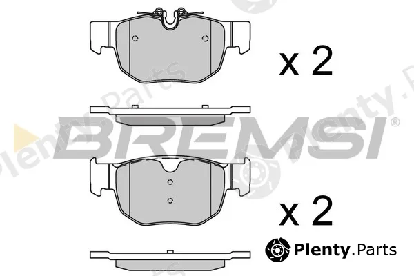 Bremsi BP3936 — Brake Pad Set, disc brake