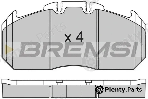 Bremsi BP7310 — Brake Pad Set, disc brake