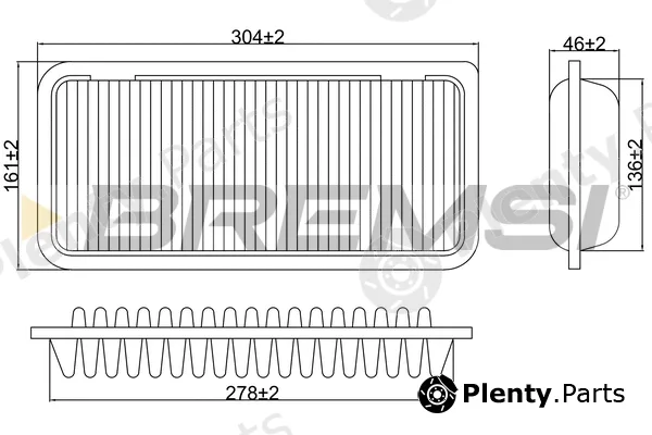 Bremsi FA1221 — Air Filter