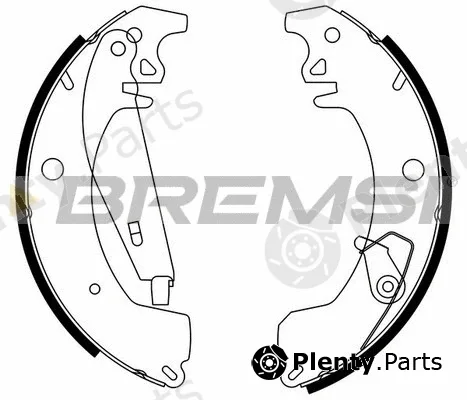 Bremsi GF0417 — Brake Shoe Set