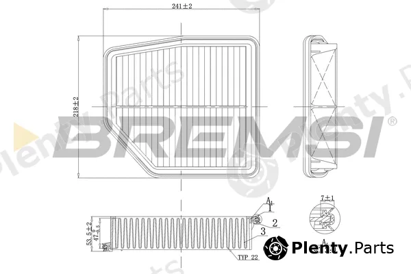 Bremsi FA1183 — Air Filter