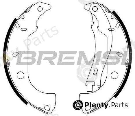 Bremsi GF0171 — Brake Shoe Set
