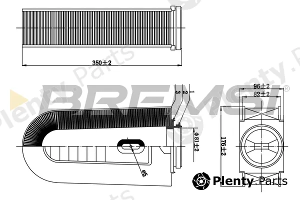 Bremsi FA0631 — Air Filter