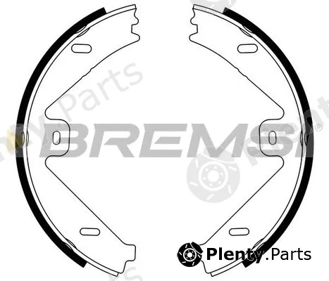 Bremsi GF0319 — Brake Shoe Set, parking brake