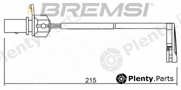 Bremsi WI0734 — Warning Contact, brake pad wear