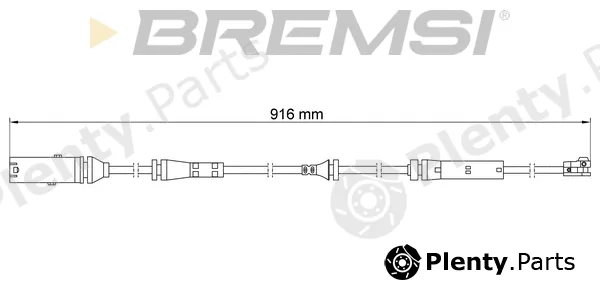 Bremsi WI0924 — Warning Contact, brake pad wear