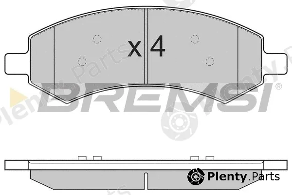 Bremsi BP3310 — Brake Pad Set, disc brake